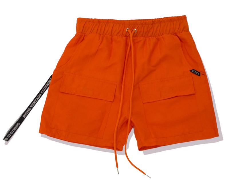 "Hex Orange" Cargo Shorts